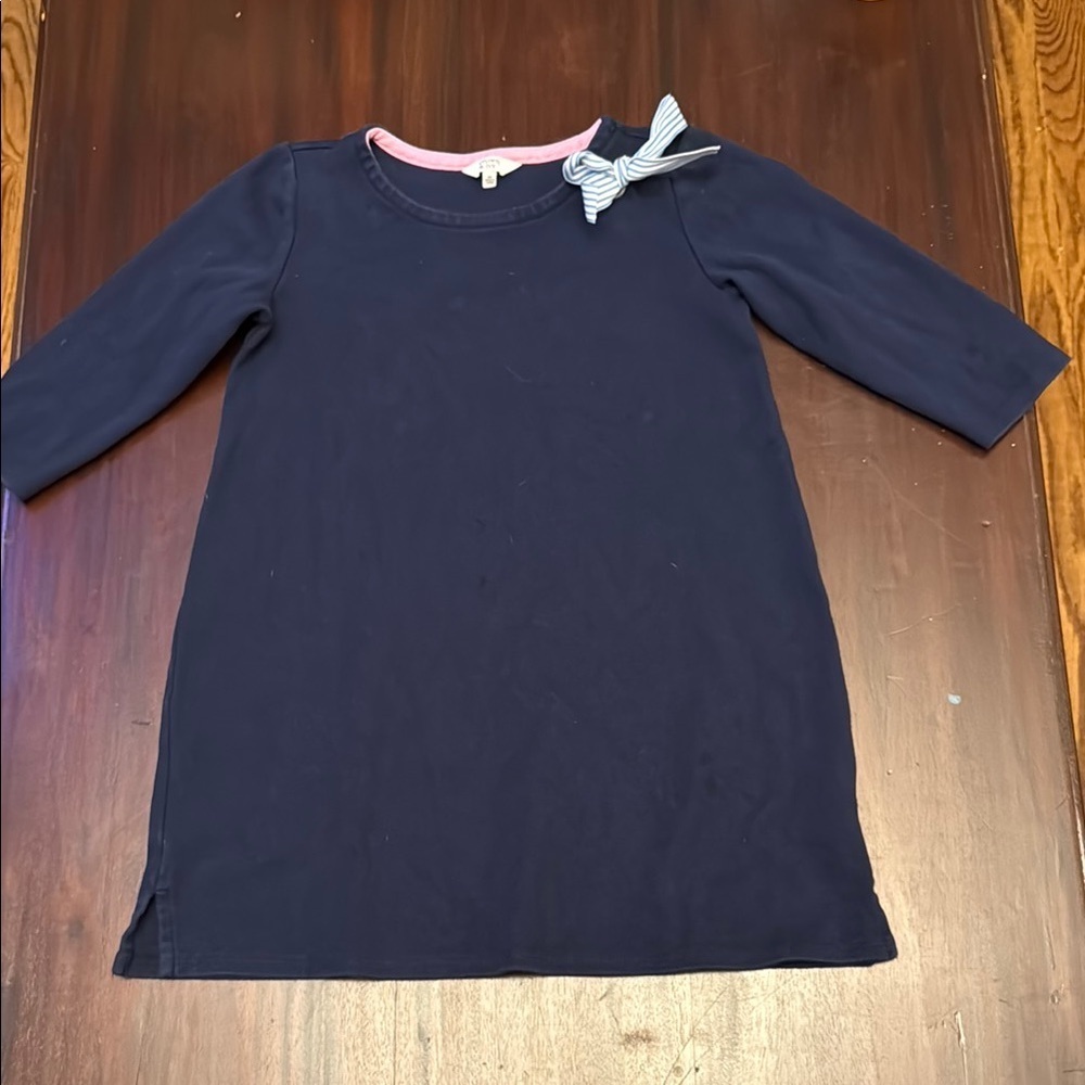 Crown & Ivy girls blue cotton dress size medium